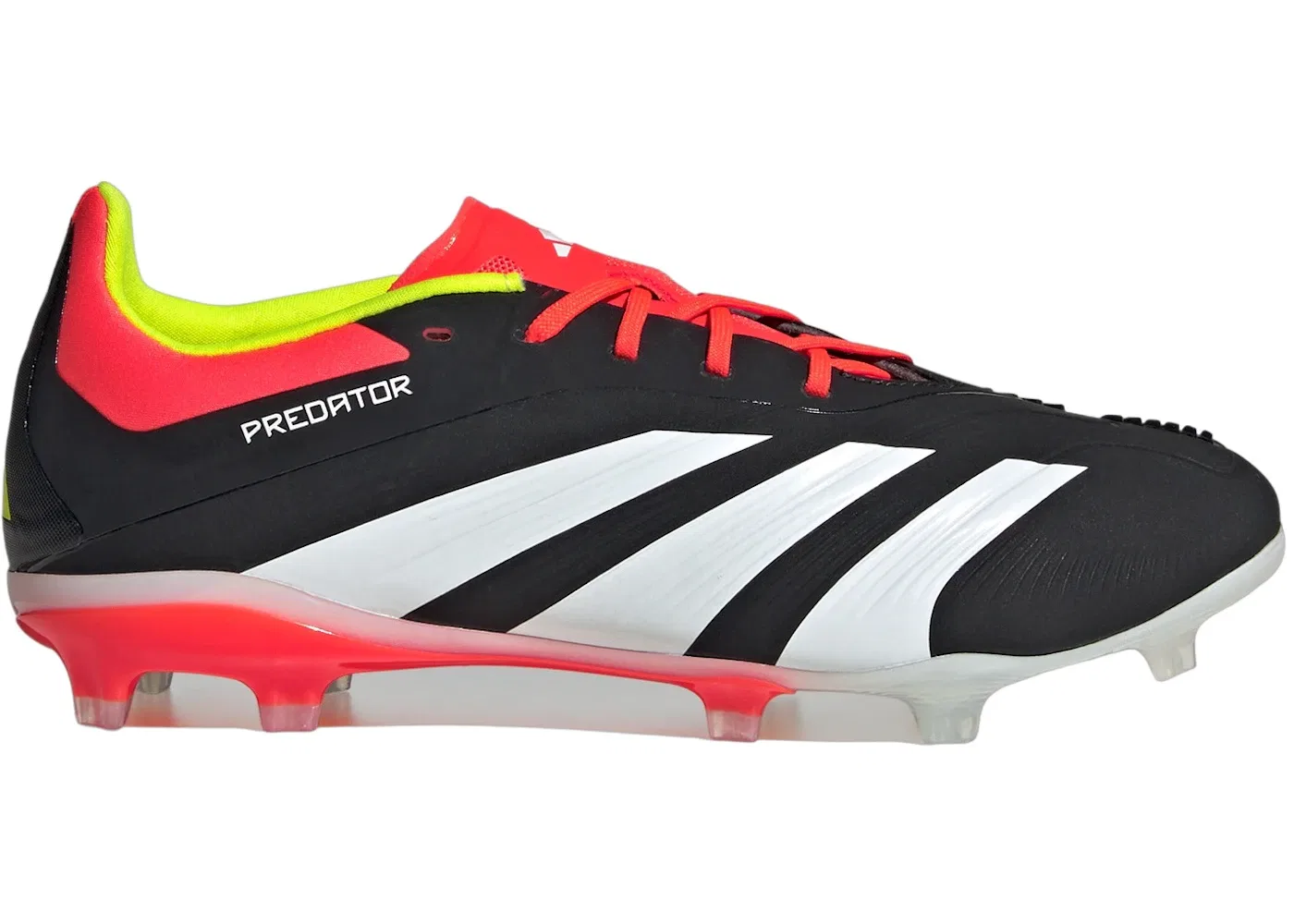 Детские бутсы с длинным рукавом Adidas Predator 24 Elite FG, Core Black Cloud White Solar Red