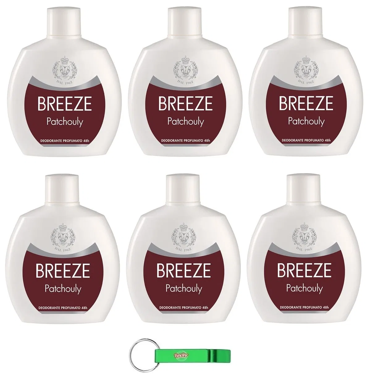 Дезодорант без газа и алюминия Breeze Patchouly, Beni Culinari, 6 шт по 100 мл