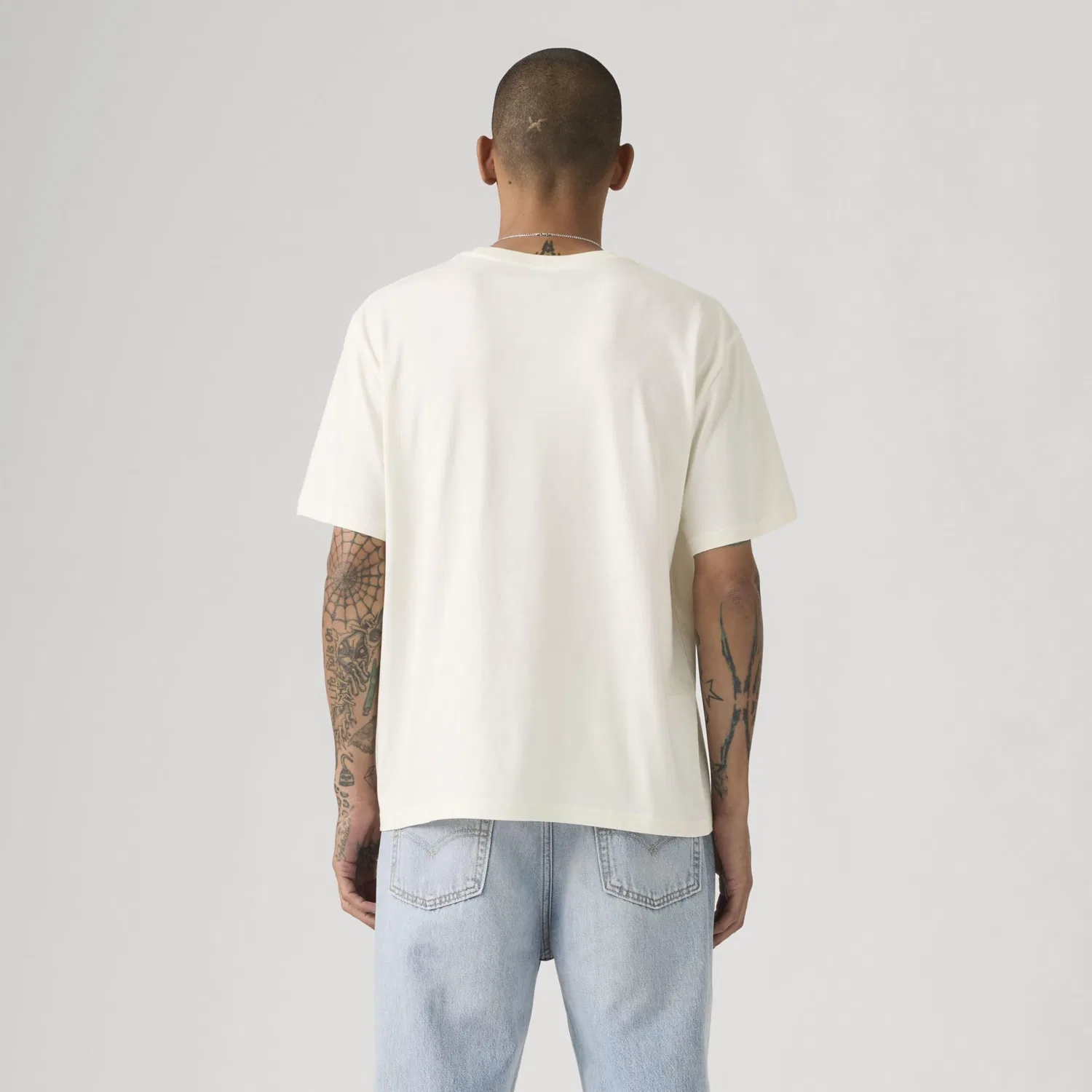 Мужская футболка свободного кроя Levi's, Cowboy Bw Fill Egret — фото 2