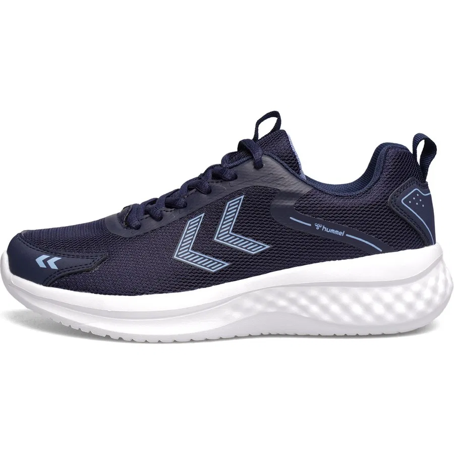 Детские спортивные туфли с принтом Hummel, Темно-синий
