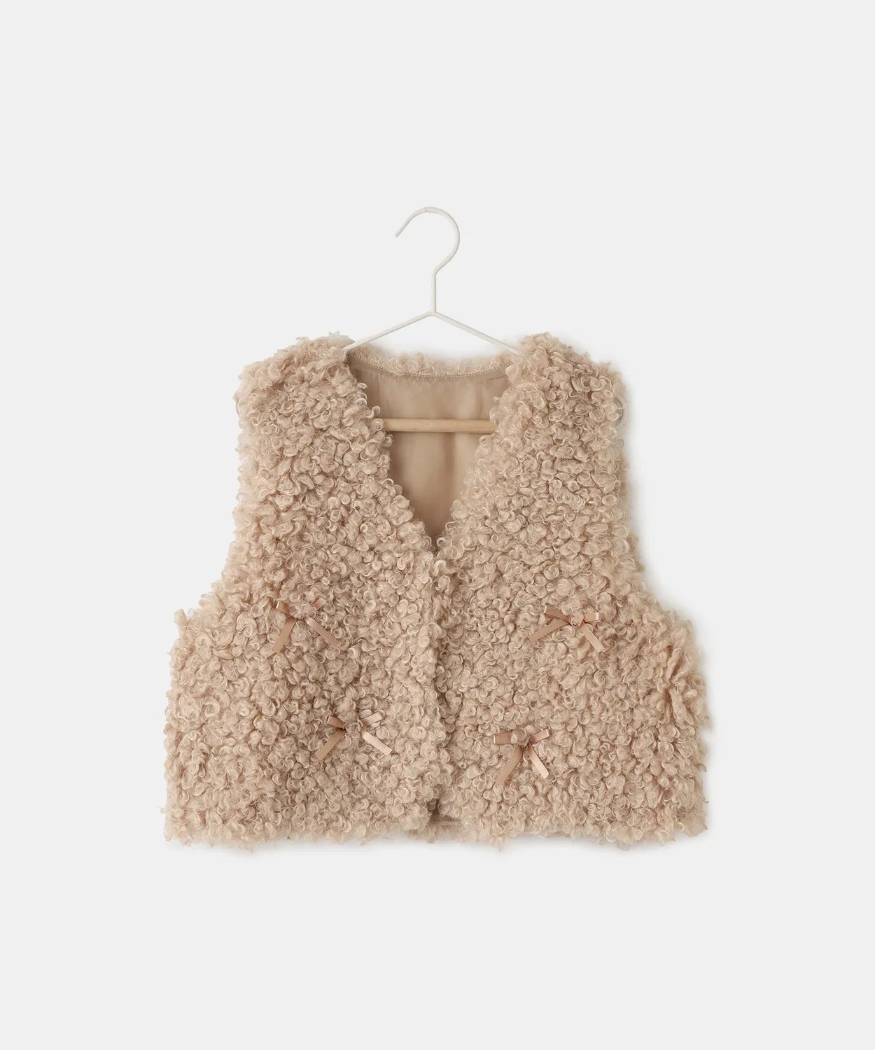 Детский жилет без рукавов с бантом ROPE' PICNIC, Beige