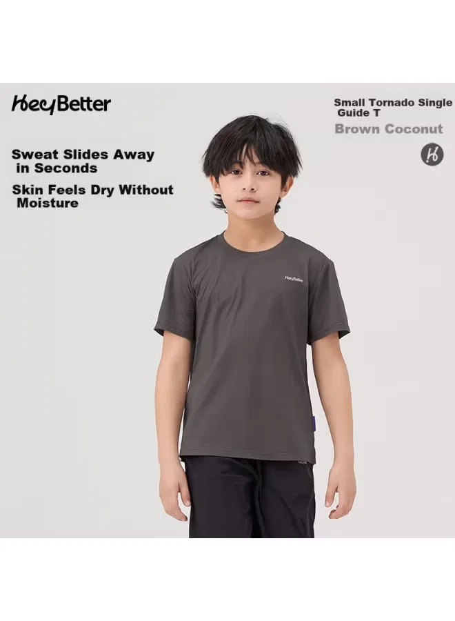 Футболка с защитой от солнца Little Tornado Single Guide Heybetter, серая