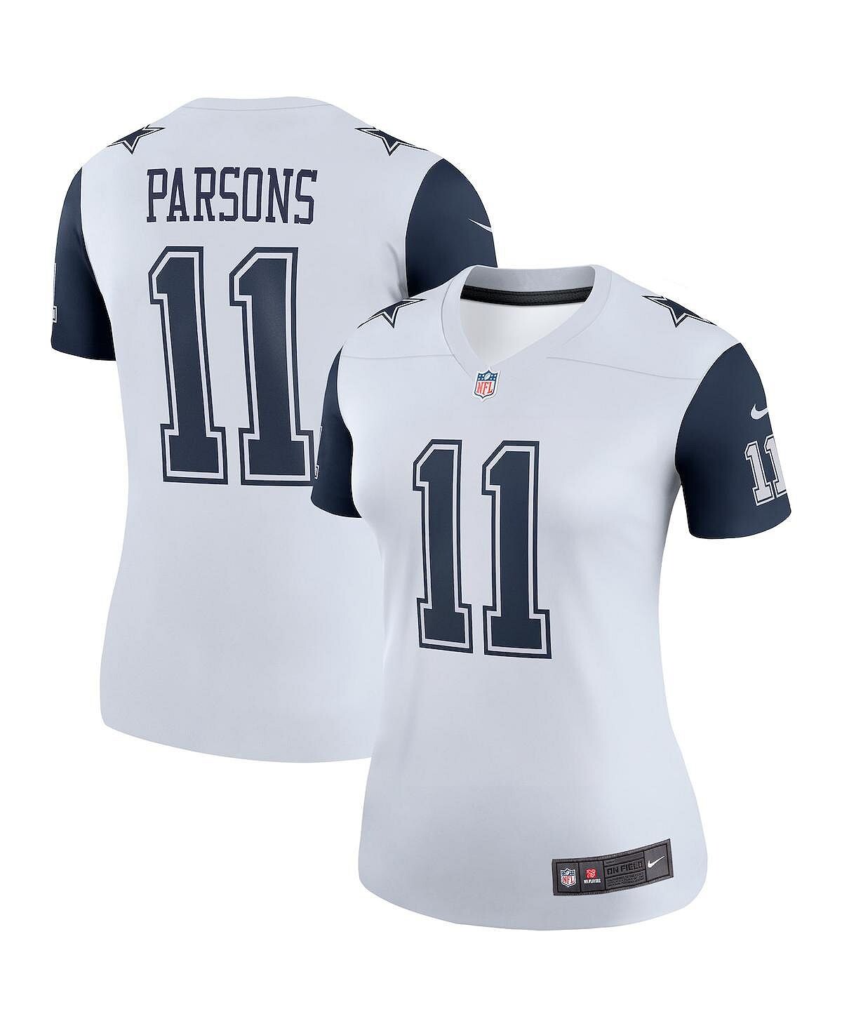 

Женское джерси micah parsons white dallas cowboys alternate legend Nike, белый