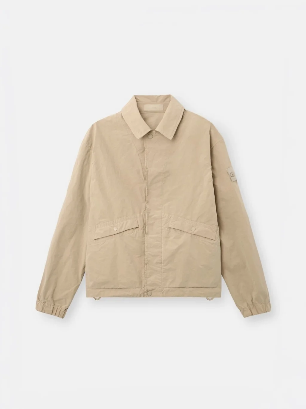 Мужская куртка Stone Island With Anti-drop Finish, бежевый — фото 2