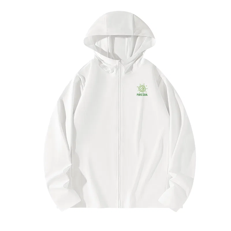 Детская солнцезащитная одежда с логотипом MINISO, Raw White (Vibrant Chest Logo)