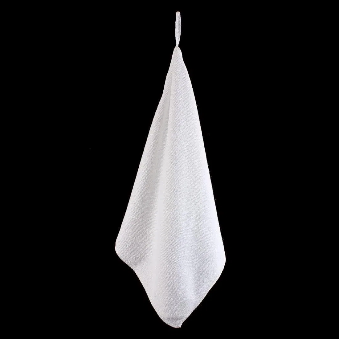 Мочалка из микрофибры, 2 шт, 30x30 см, Белый Generic — фото 3