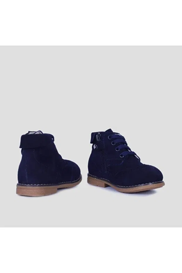 Детские ботинки для девочек на плоском ходу Vola Kids, Navy Blue — фото 4