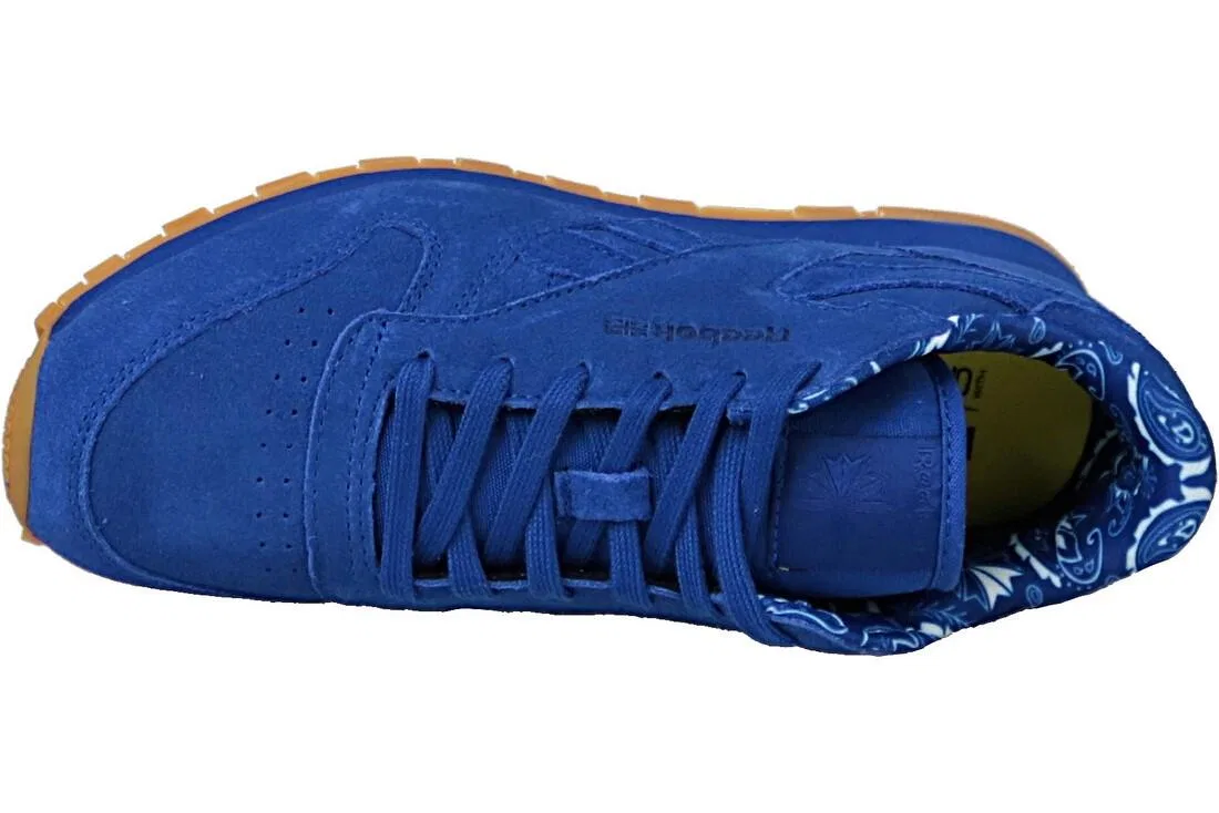 Детские кроссовки для девочек Classic Leather TDC Reebok, Blau — фото 3