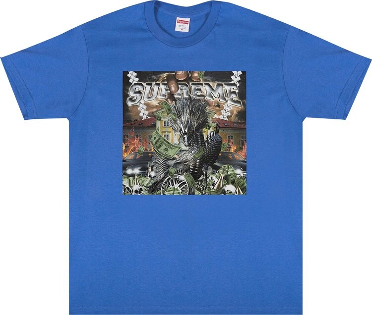

Футболка Supreme Dragon Tee 'Royal', синий