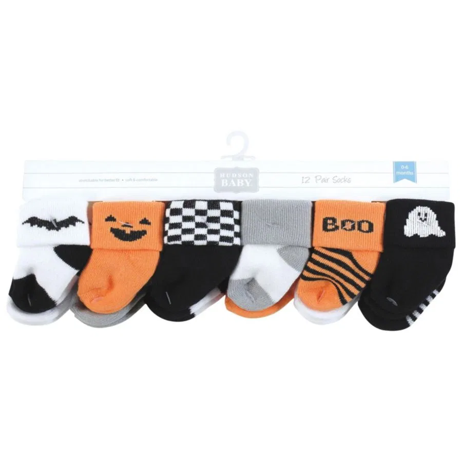 Комплект детских носков из хлопка с рисунком Halloween Hudson Baby — фото 2