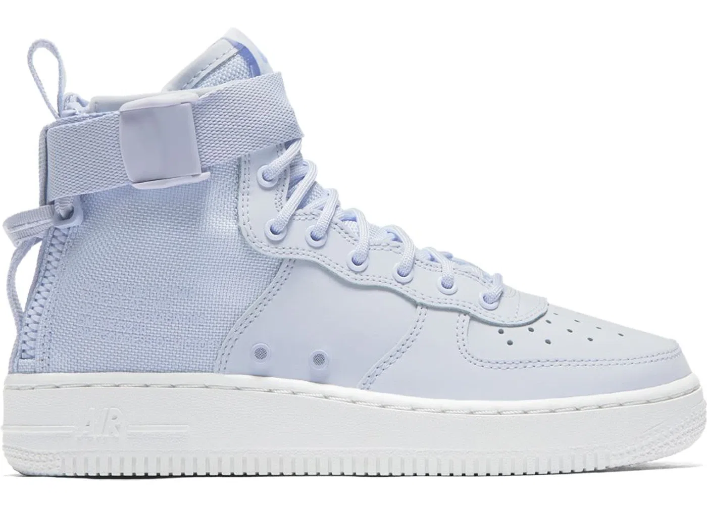 Детские ботинки высокие Nike SF Air Force 1 Mid, Palest Purple / Palest Purple-Summit White