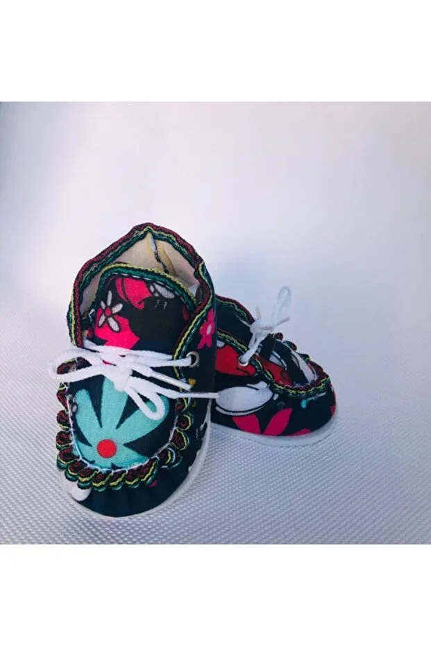 Детские тапочки для новорожденных без каблука Yagmurshoes, Black
