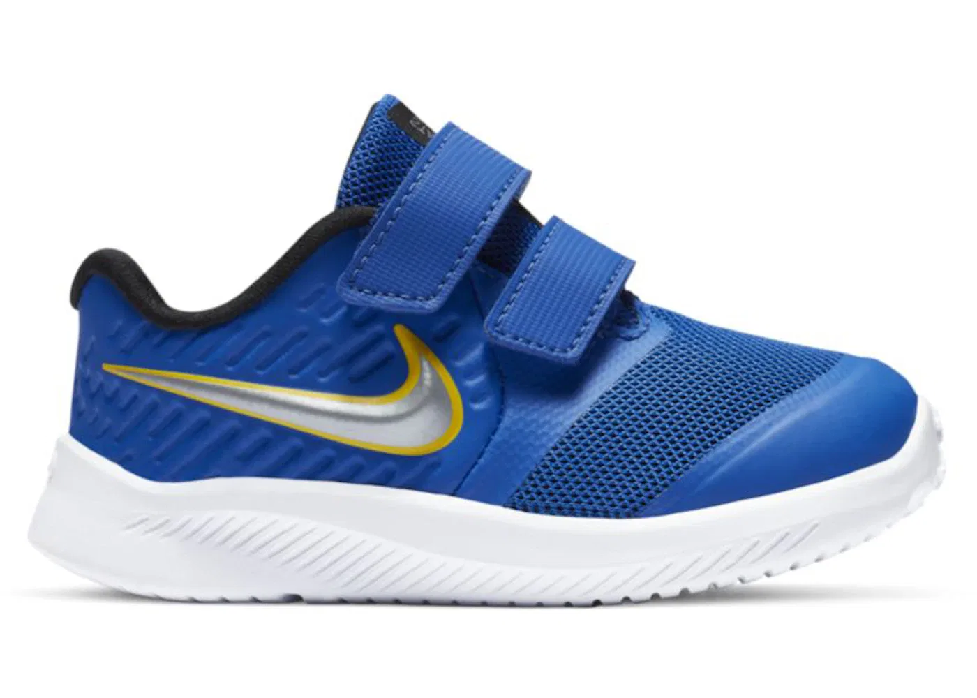 Детские кроссовки Lifestyle Nike Star Runner 2, Game Royal/Black/Speed Yellow/Metallic Silver
