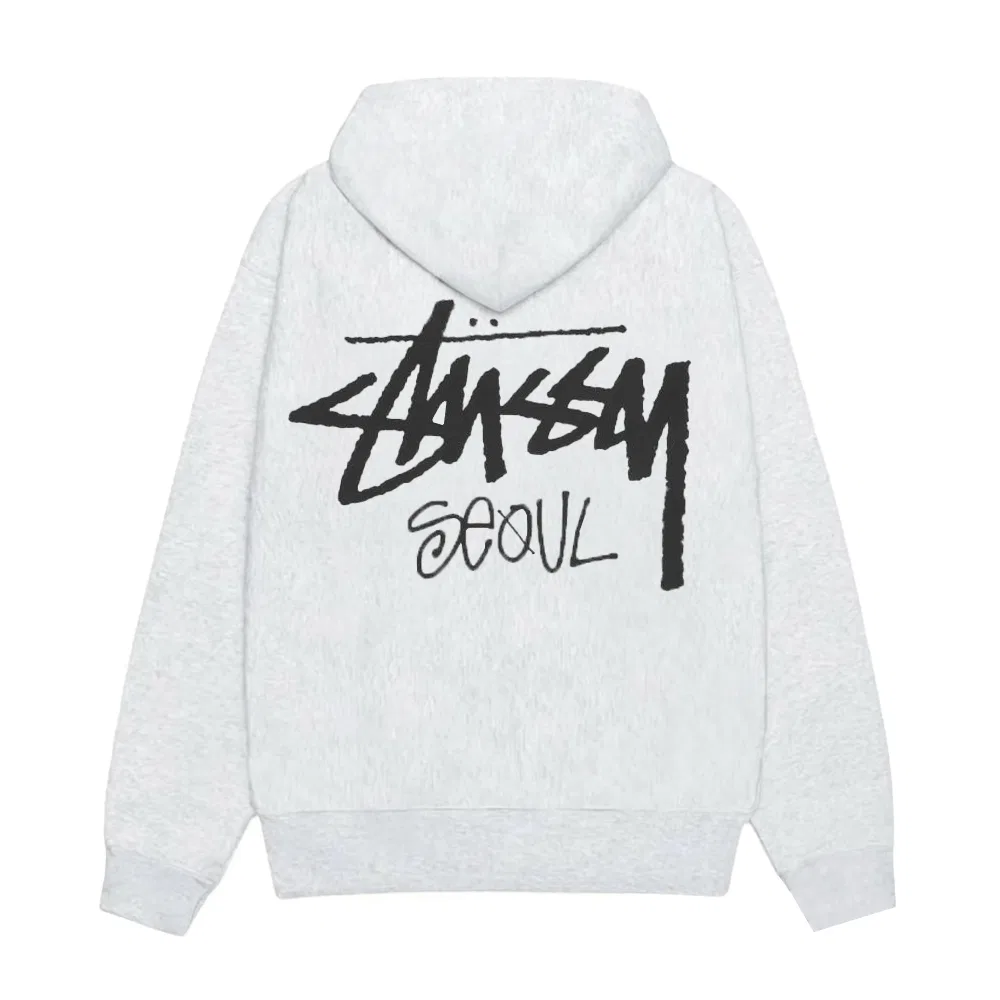 Детское худи с капюшоном Stussy, Gray