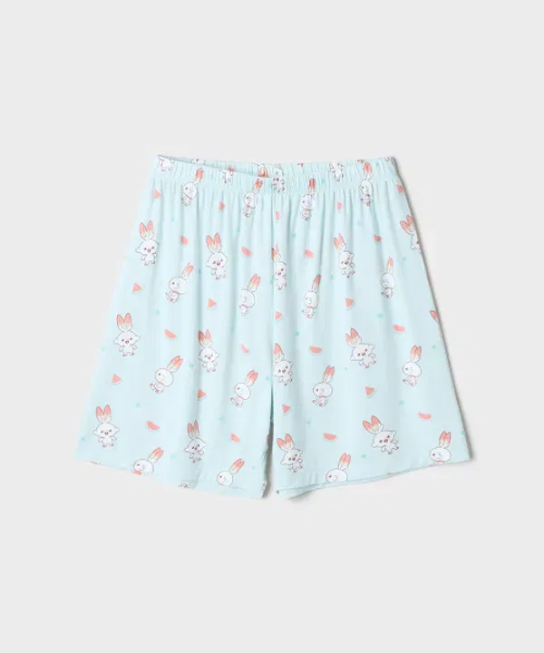 Пижама детская с коротким рукавом, Pocket Piece, Spao Kids, мятный — фото 3