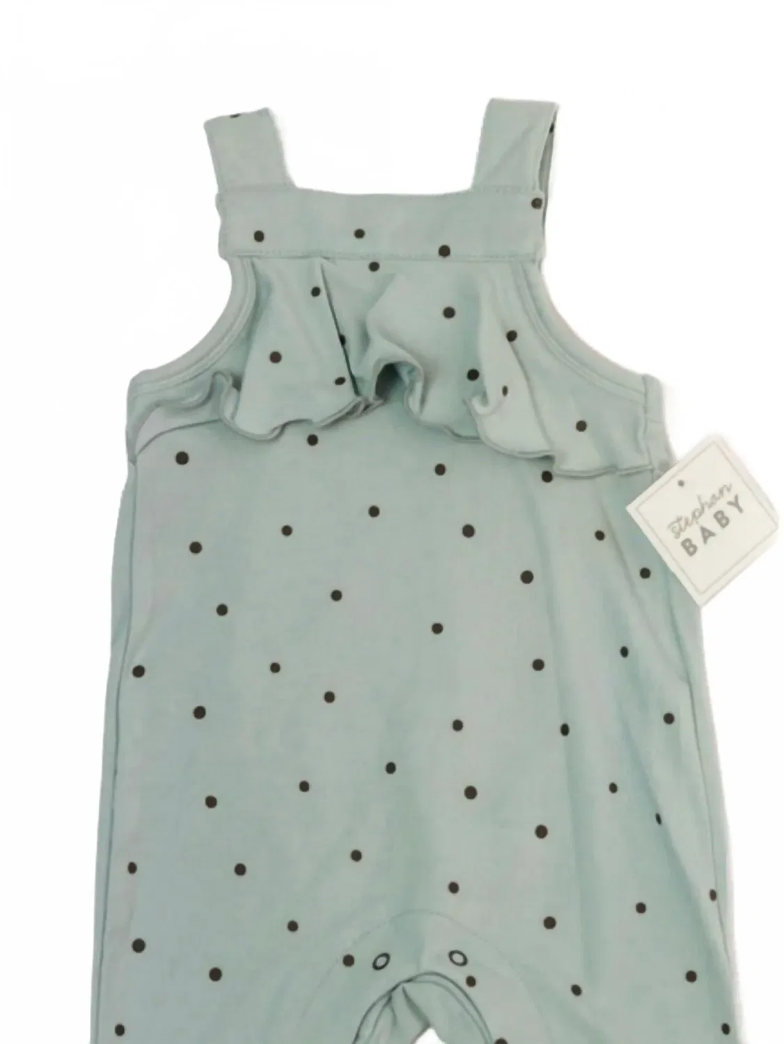 Детский боди-комбинезон для девочек с оборками и принтом Polka Dot Santa Barbara Design Studio, Polka Dot — фото 2