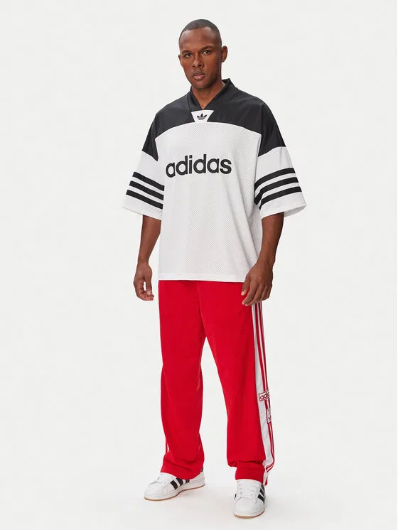 Футболка loose fit Adicolor Adidas, белый — фото 2