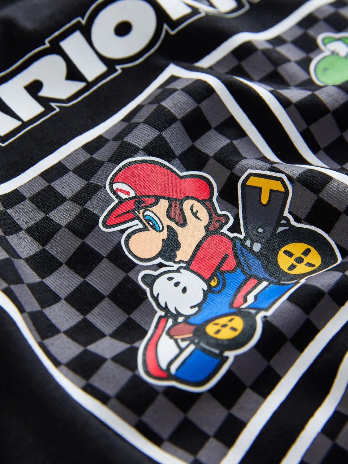 Футболка с принтом Mario Next, черный — фото 3