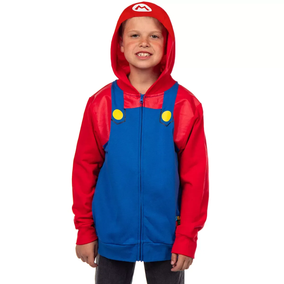 Детский худи с принтом Super Mario Bros Hoodie Seven Times Six, Multicolored — фото 4