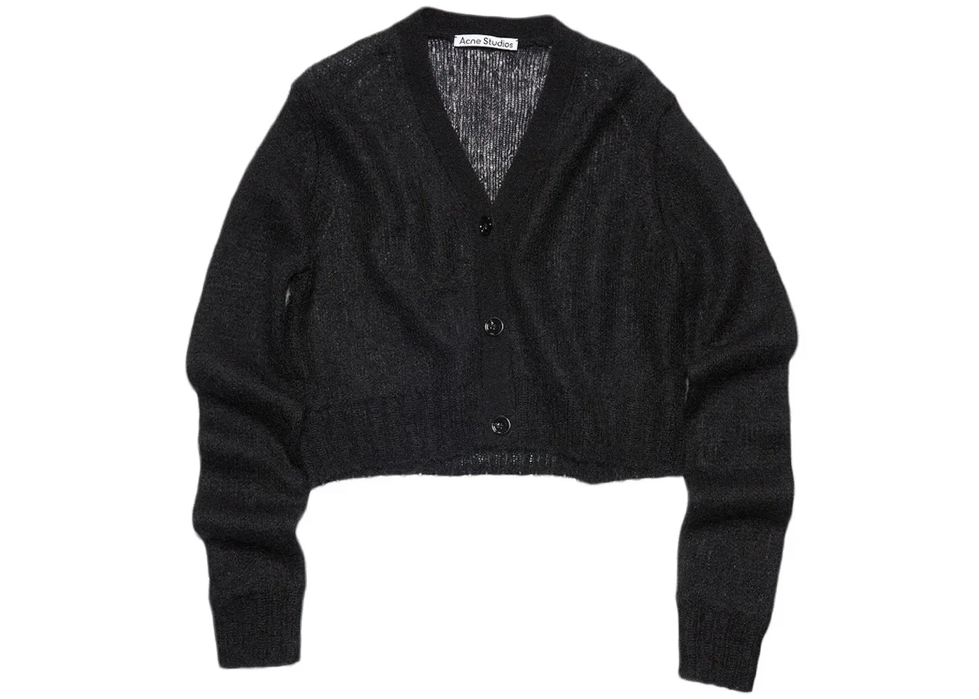 Мужской укороченный кардиган Acne Studios, Black