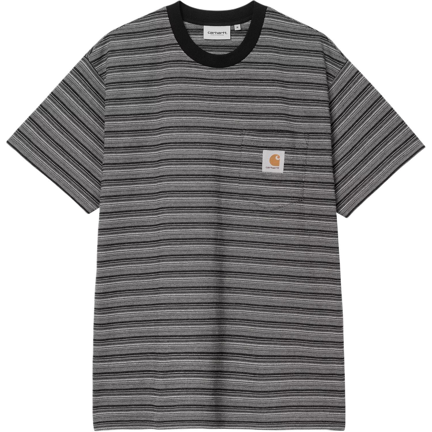 

Футболка Gellar в полоску с карманом Carhartt WIP, черный