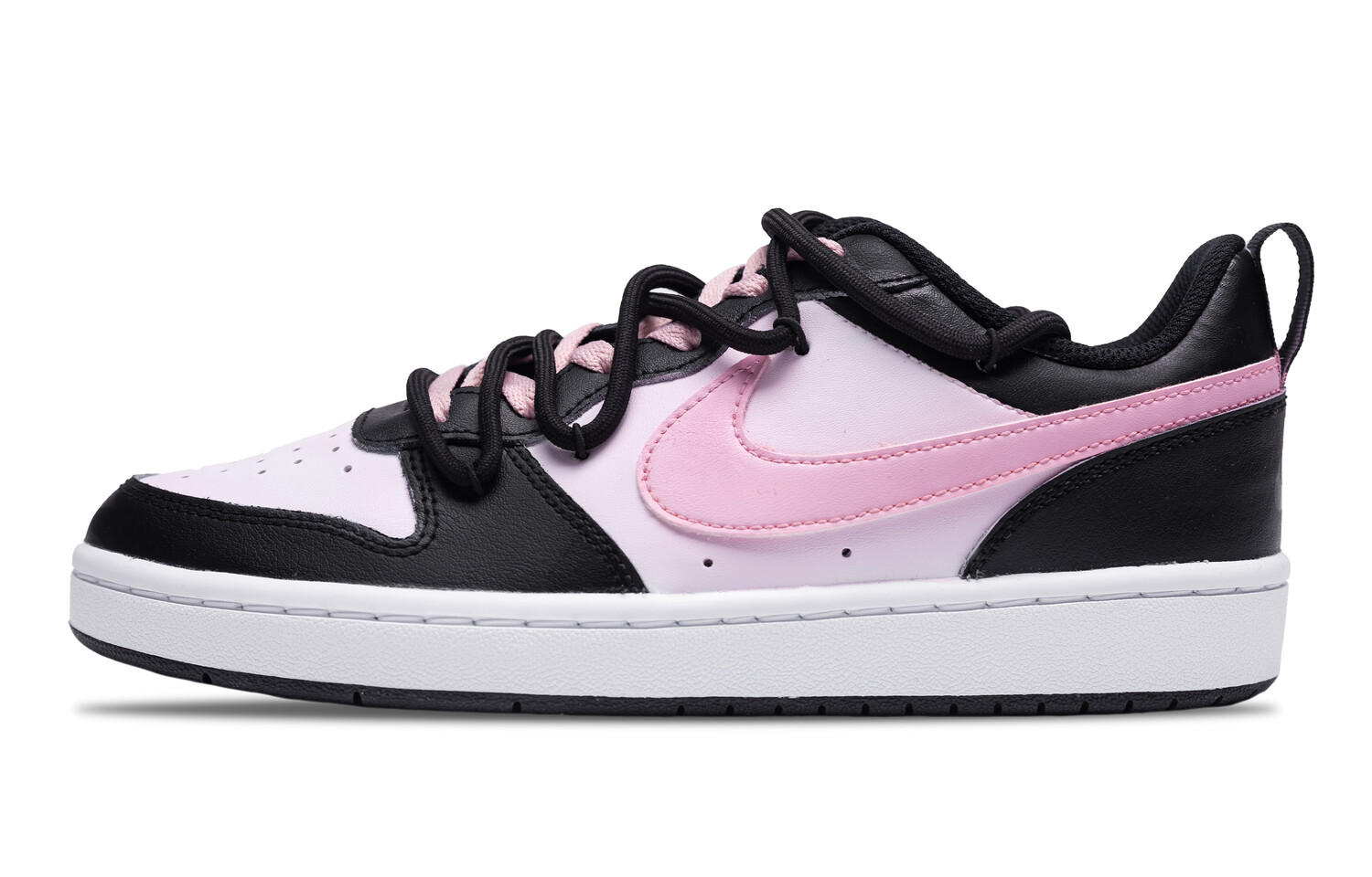 

Кроссовки Nike Court Borough Skateboarding Shoes Women's Low-top Pink/Black, черный