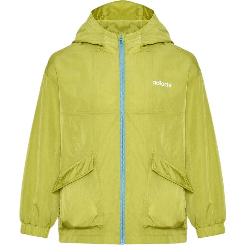 Детская куртка с капюшоном Soft Lime Green Adidas