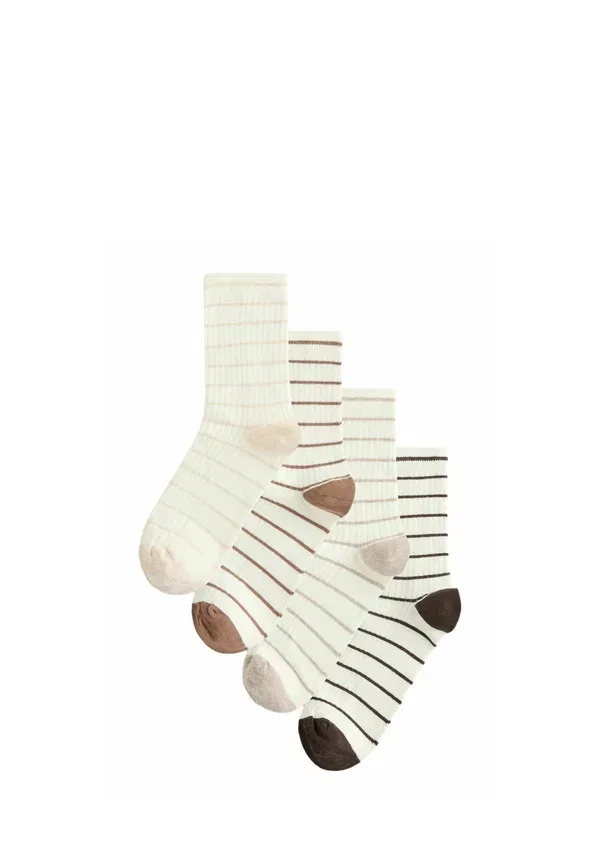 Носки комплект 4 пары Rib Next Cream Neutral, кремовый