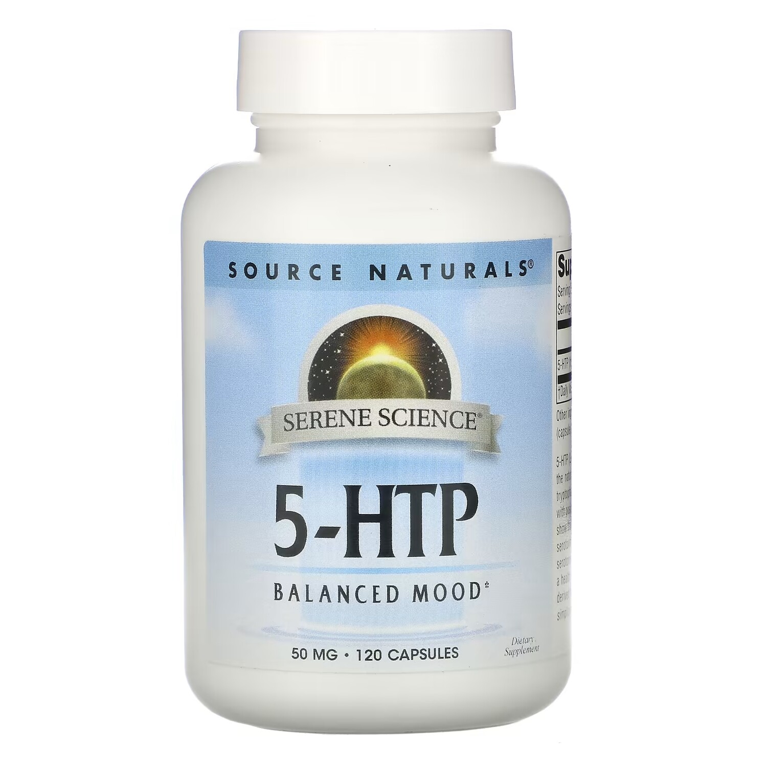 

Source Naturals 5-HTP 50 мг, 120 капсул