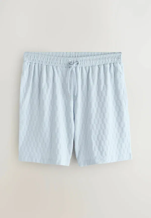 Брюки из хлопка с эластаном Set - tracksuit bottoms Next grey, синий/серый — фото 4
