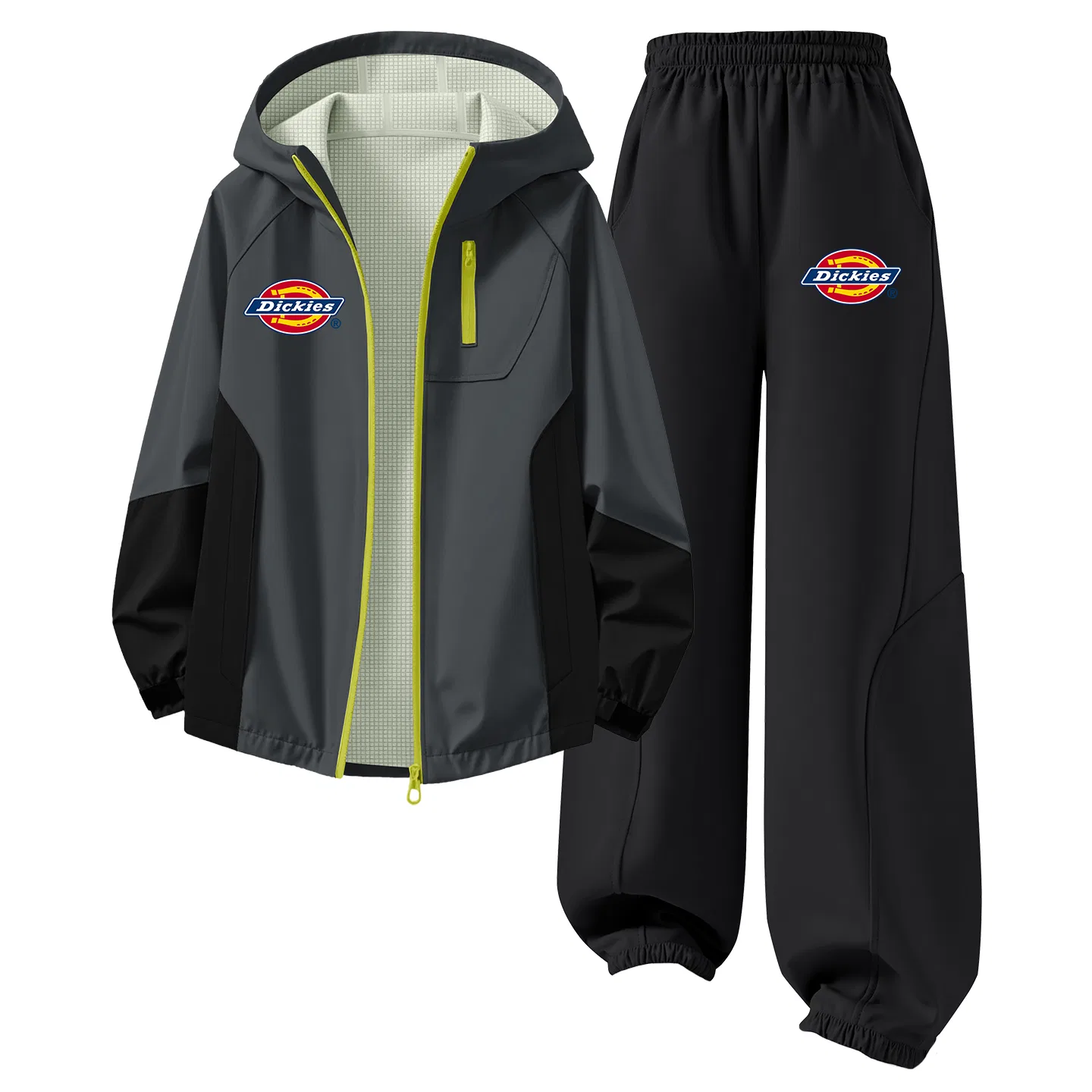 Детский спортивный комплект с принтом Dickies, Silicone Standard K_Left Green+Silicone Standard K Ivory Gray — фото 4
