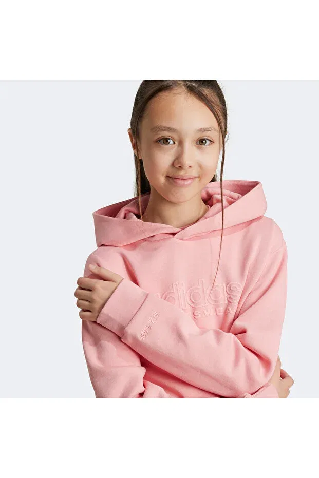 Детские свитшот для девочек с принтом J szn gfx Adidas, Pink — фото 2