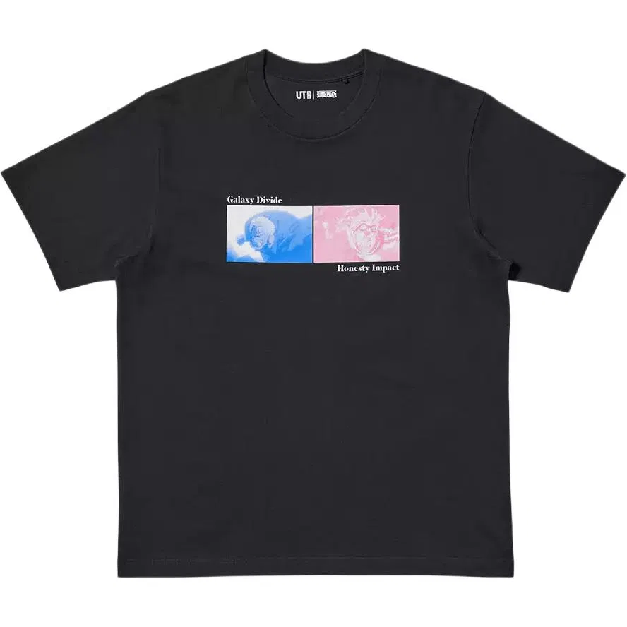 Мужская футболка с принтом One Piece Collaboration Edition SS26 UNIQLO, Black