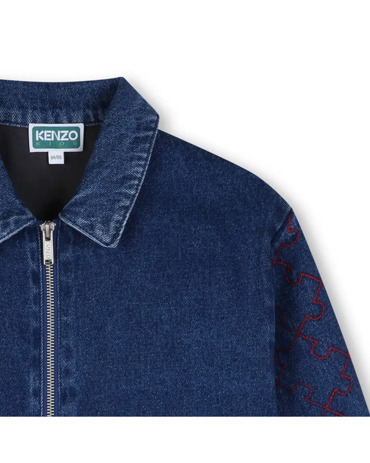 Детская куртка для мальчиков джинсовая Kenzo Kids, Azul — фото 2