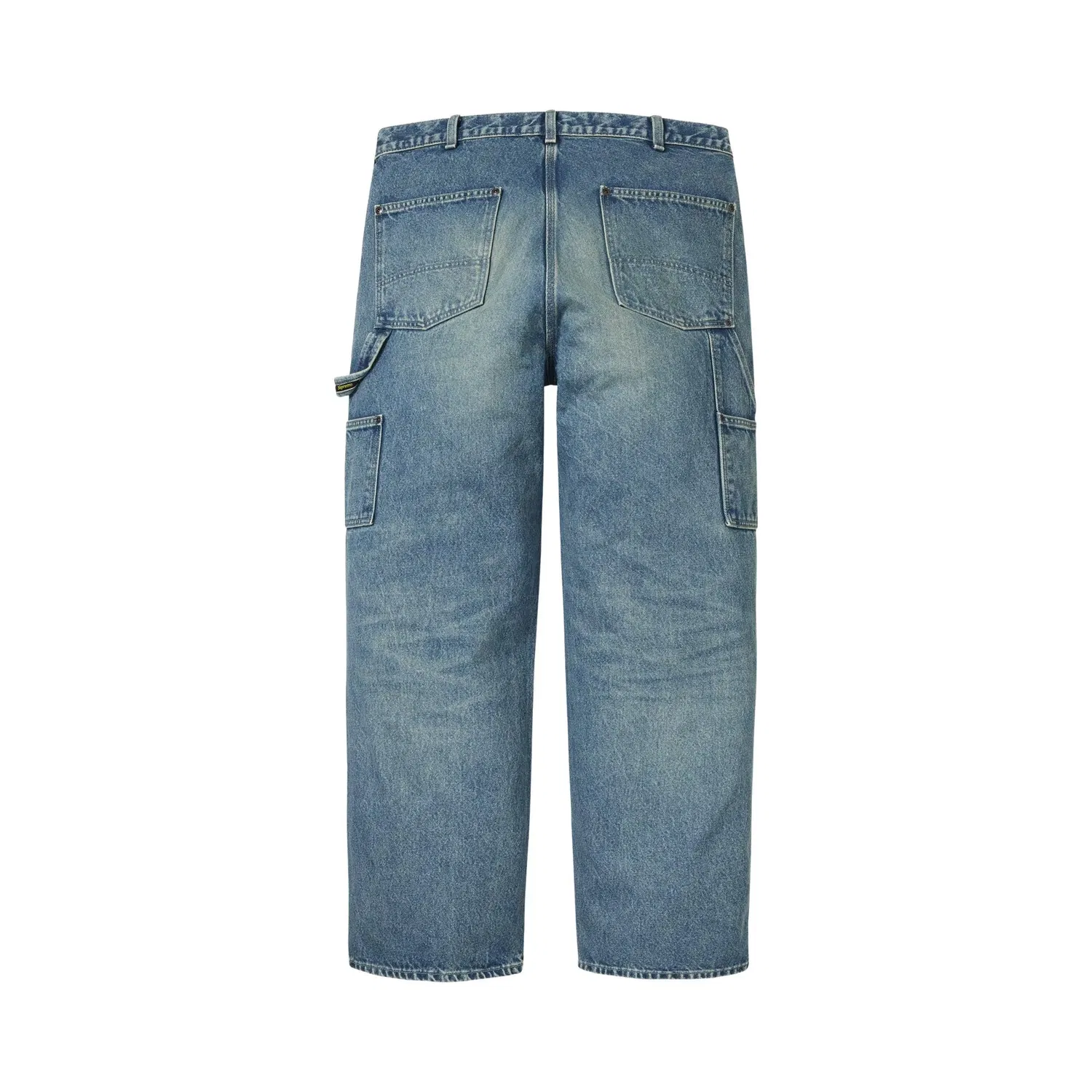 Брюки двойное колено Supreme Worn Double Knee Painter Pant, Denim — фото 2