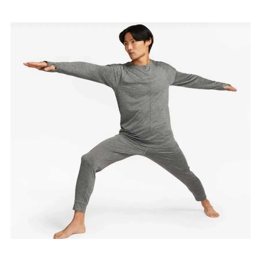 Тренировочные штаны Nike Yoga Dri-FIT Statement Jersey Training Gri, Черный — фото 2