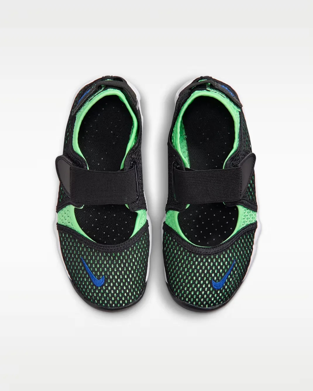 Кроссовки подростковые Nike Rift 2, черный/зеленый — фото 3