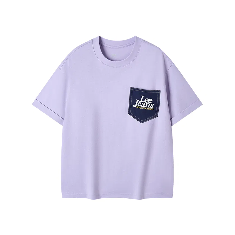 Детская футболка с круглым вырезом, Lilac, Lee
