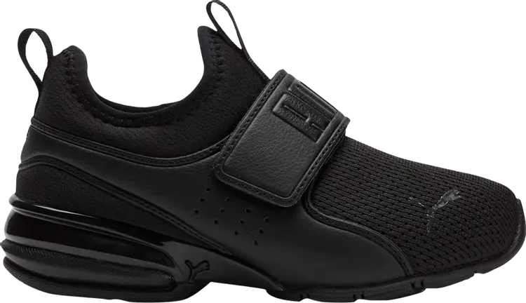 

Кроссовки Puma Axelion Slip-On Little Kid Triple Black, черный, Черный;серый, Кроссовки Puma Axelion Slip-On Little Kid Triple Black, черный
