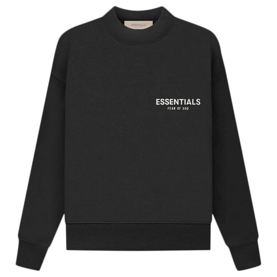 

Свитшот Fear of God Essentials Kids Crewneck Stretch Limo, черный