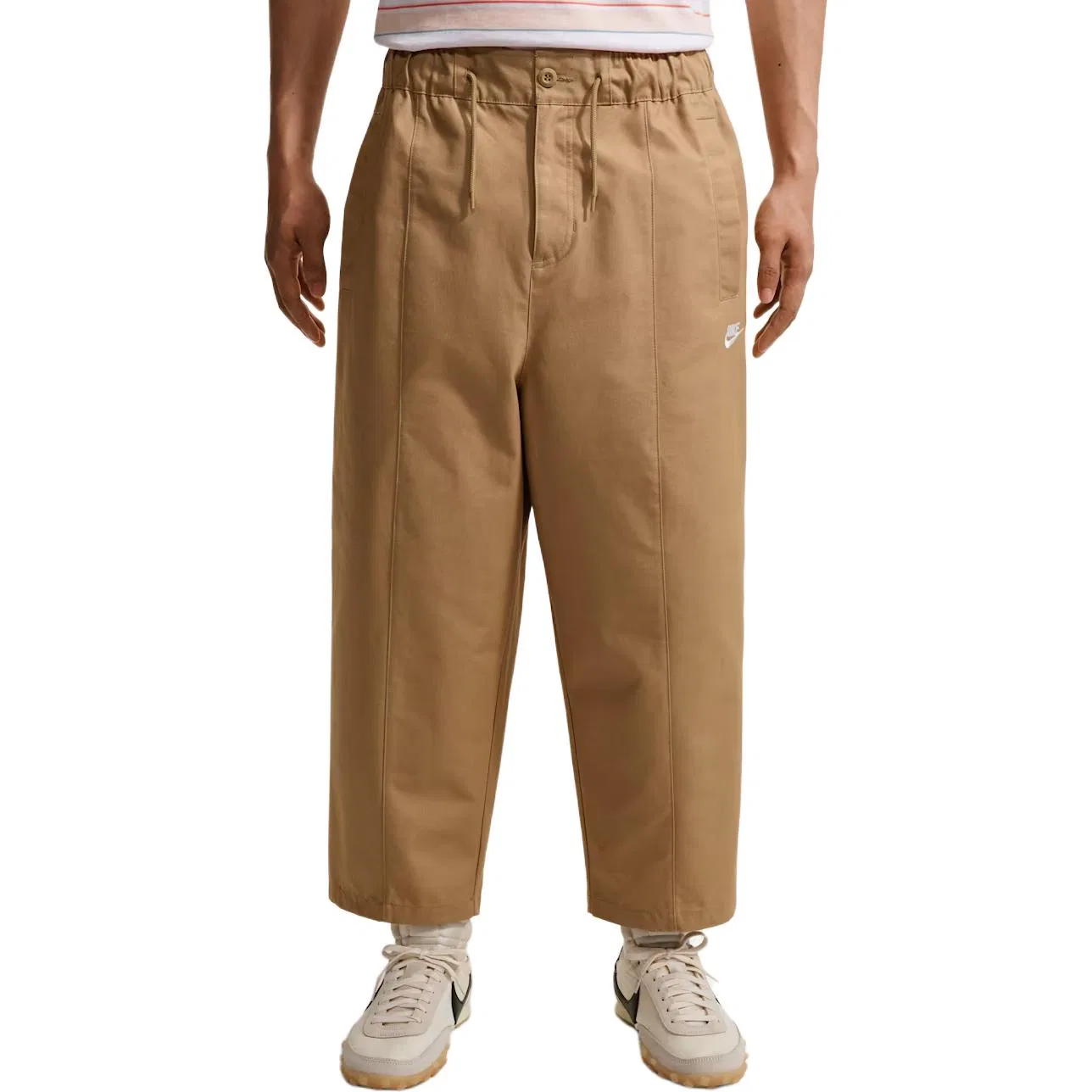 Мужские повседневные штаны Nike Sportswear, Parachute Beige/White