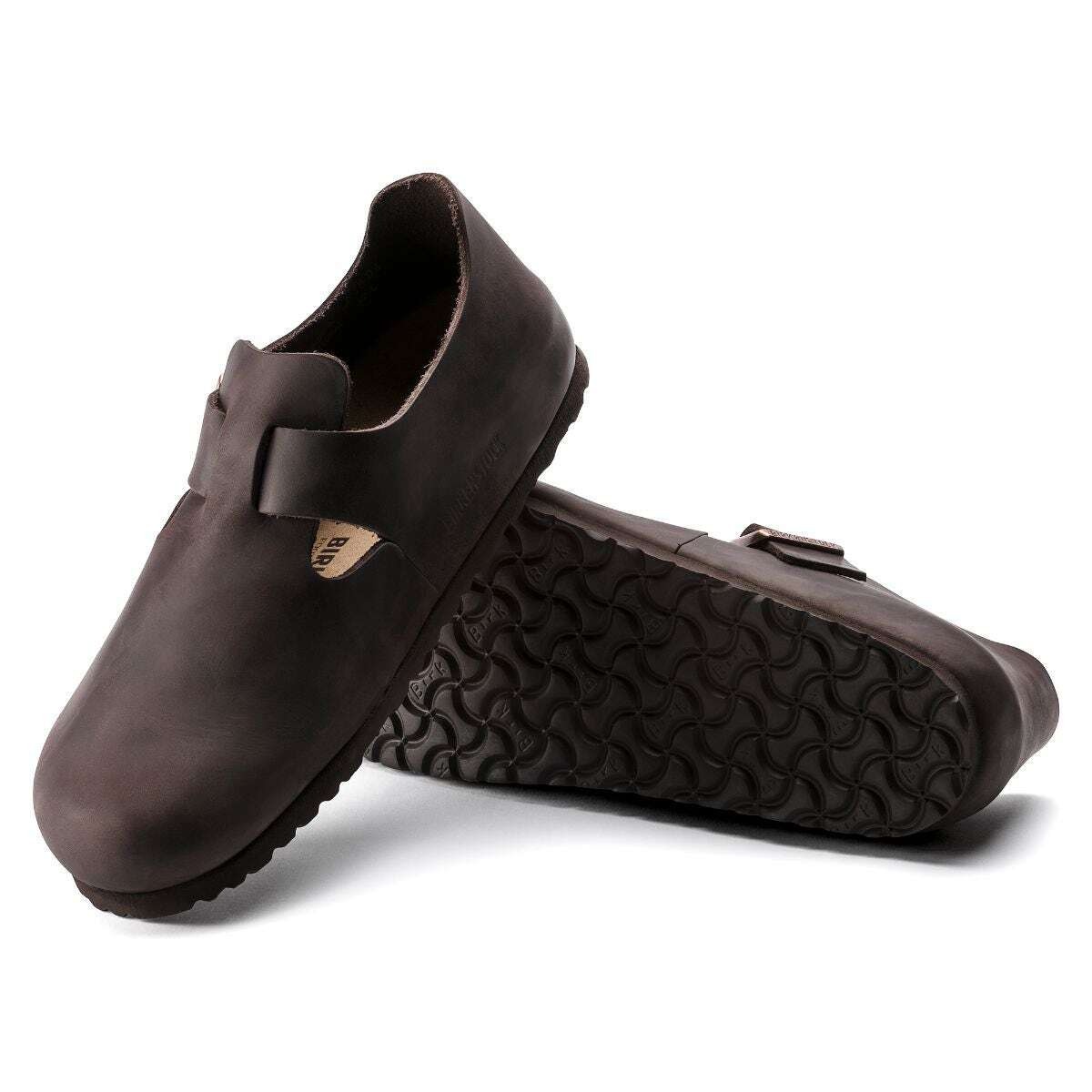 Мюли Birkenstock London Oiled, темно-коричневые — фото 3