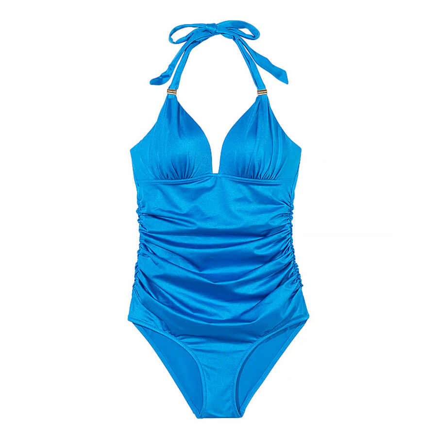 

Купальник Victoria's Secret Swim The Harlow Push-Up One-Piece, синий