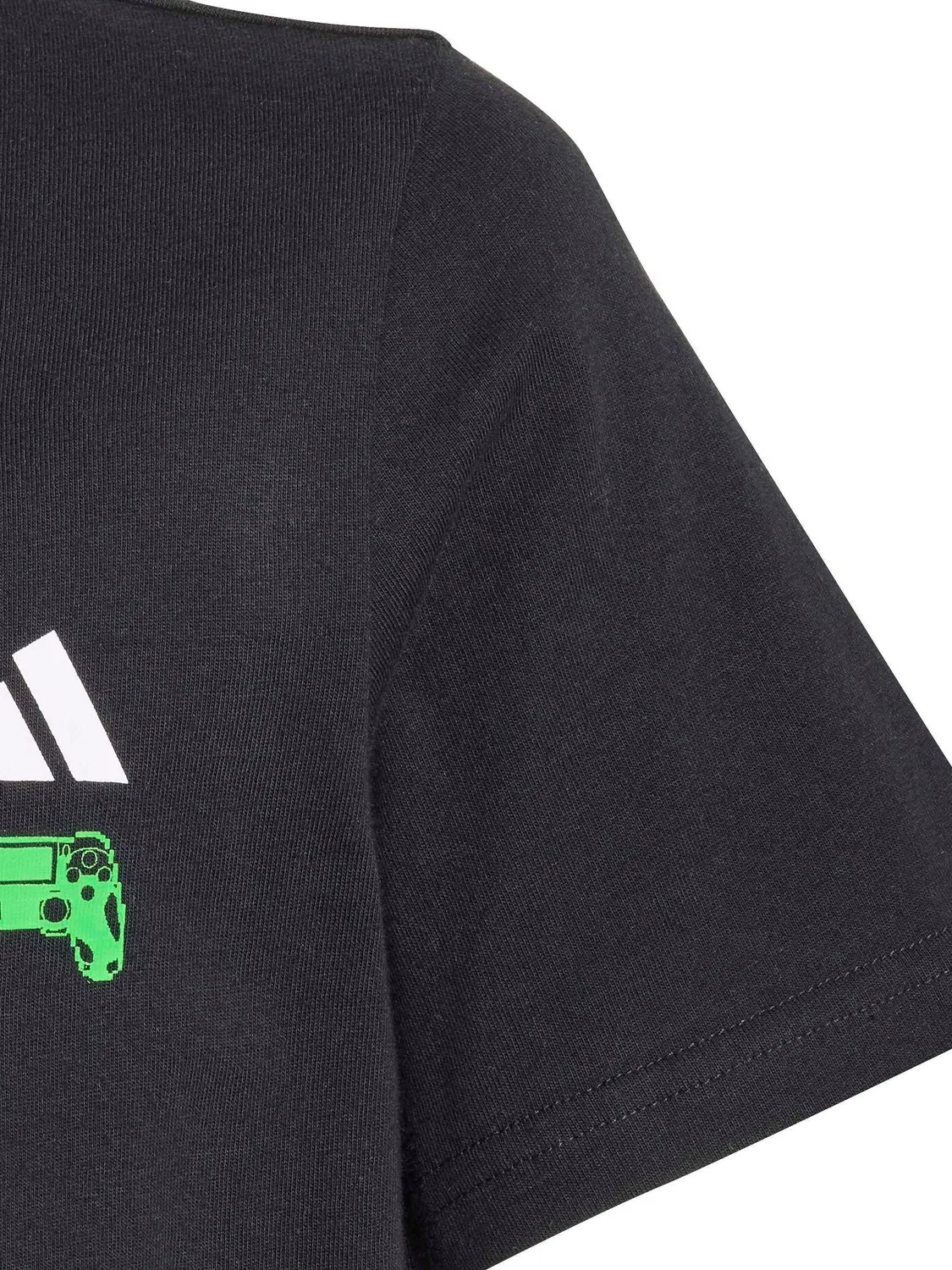Футболка с игровым принтом adidas, черный — фото 3