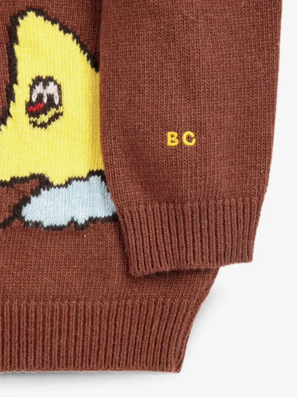 Кардиган Mush Monster Duo на молнии BOBO CHOSES, коричневый — фото 3