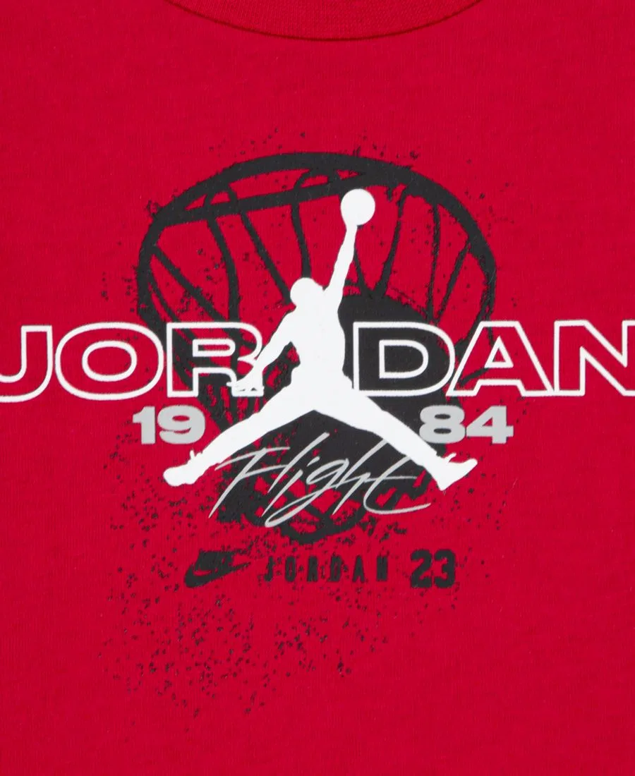Комплект футболки и шорт Jordan Flight Team с принтом, Light Smoke Gray — фото 3