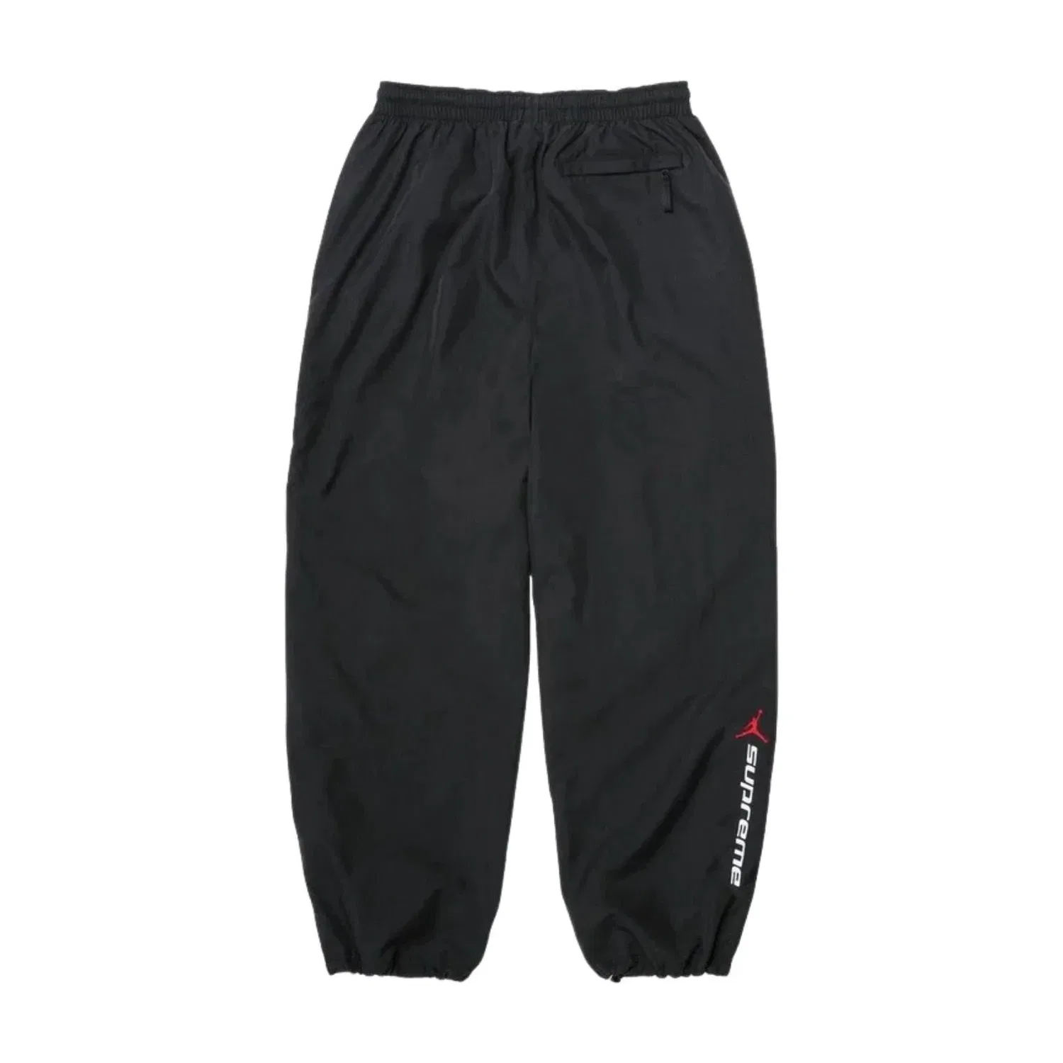 Мужские спортивные брюки с принтом Supreme x Jordan SS26 Track Pants, черный — фото 2