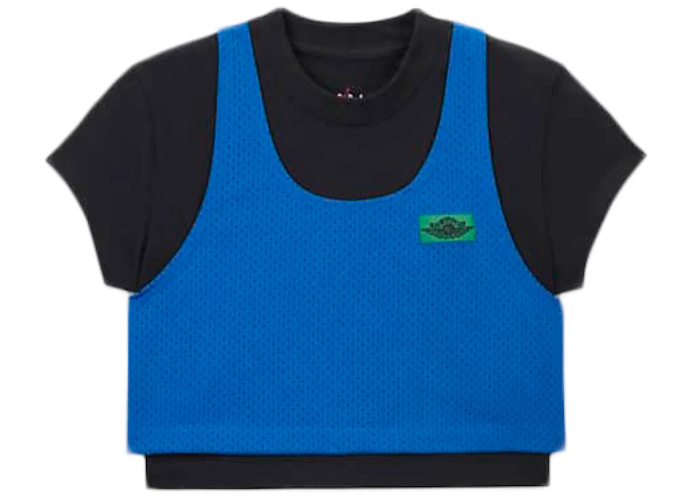 Унисекс футболка с принтом Jordan x Aleali May Layered Top Jordan, Black/Blue