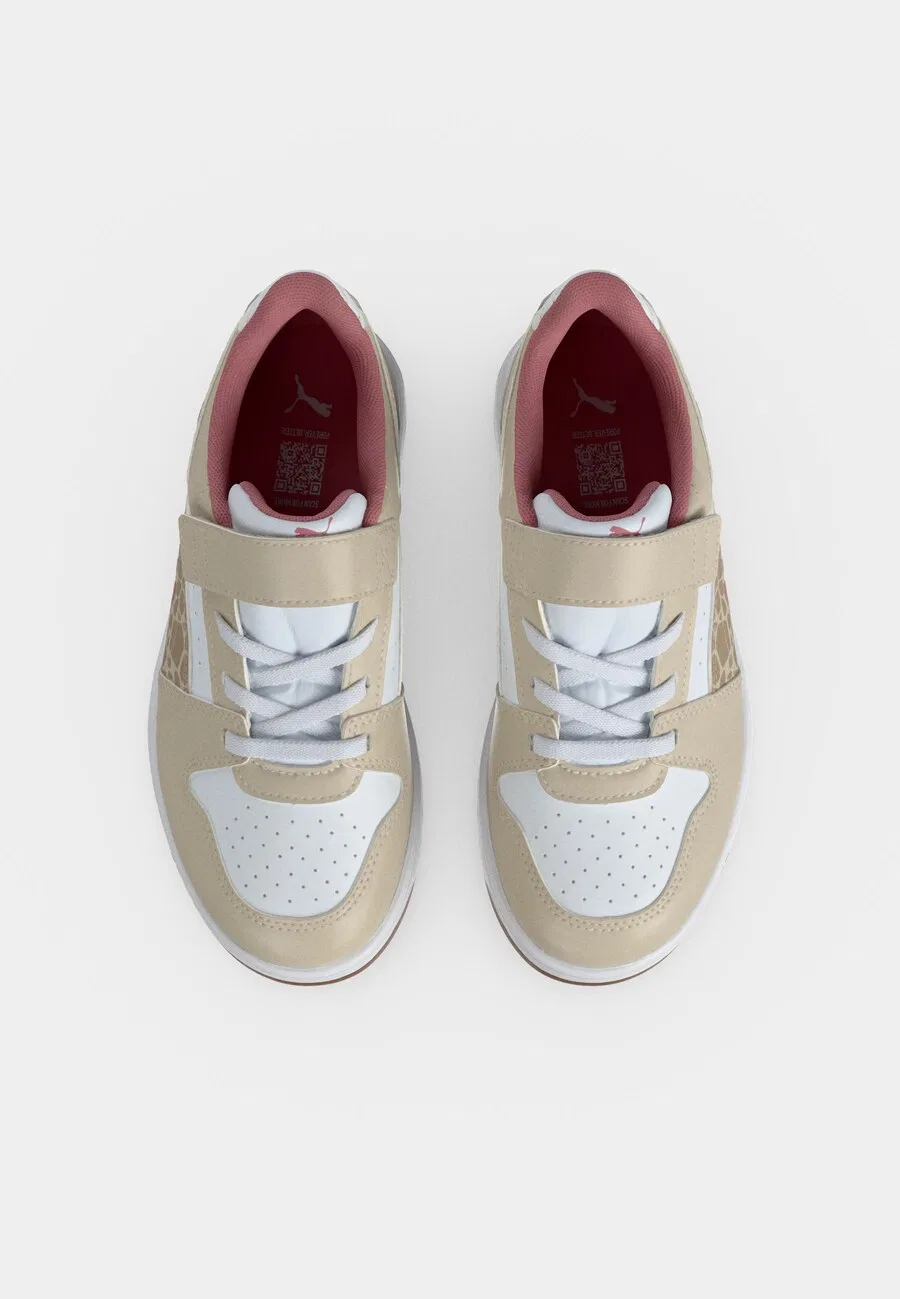 Кроссовки PUMA 'Rebound Slam Lo Winter Safari' бежевого цвета — фото 4