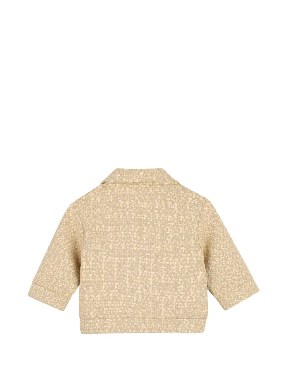 Комплект из трех предметов с монограммой Michael Kors Kids, бежевый — фото 4